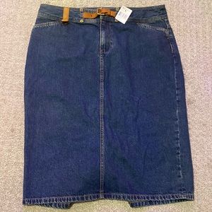 Denim skirt by Ralph Lauren (polo) size ei 46 us 10